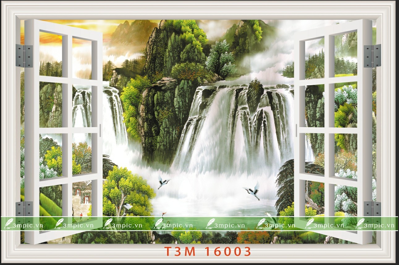 Tranh Cửa Sổ 3D 16003