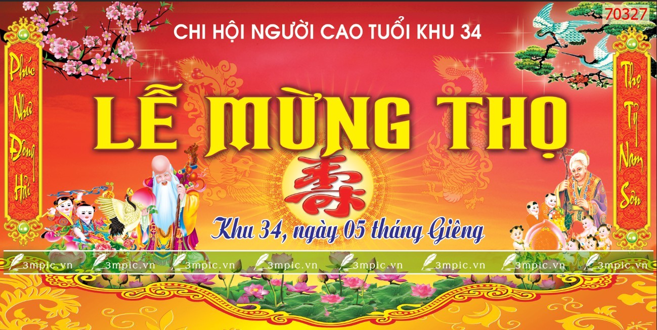 TRANH MỪNG THỌ 70327