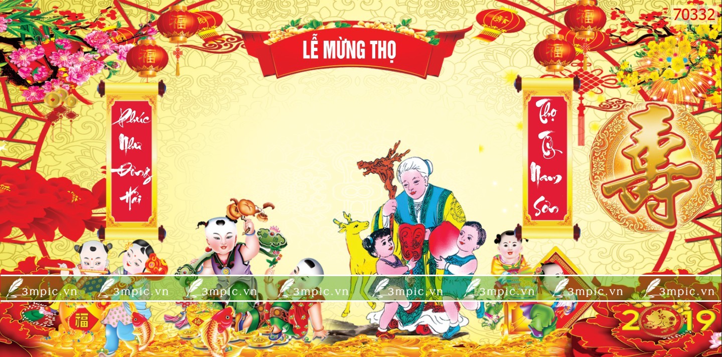 TRANH MỪNG THỌ 70332