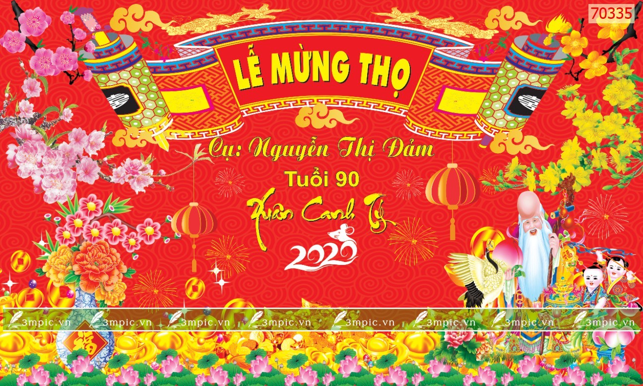 TRANH MỪNG THỌ 70335