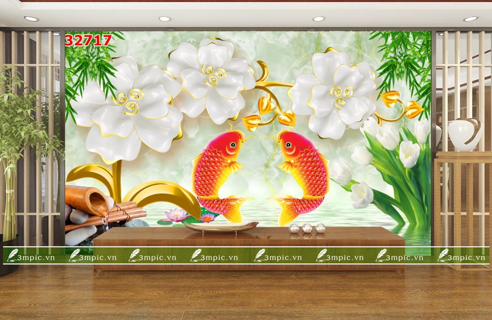 Tranh Cá 3D 32717