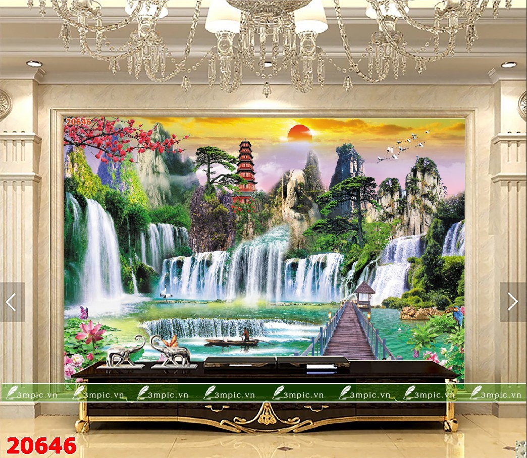 TRANH SƠN THỦY 3D 20646