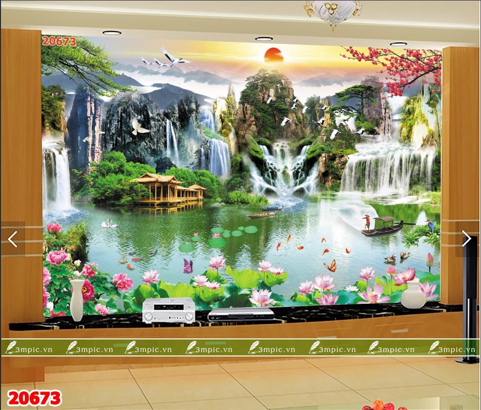 TRANH SƠN THỦY 3D 20673