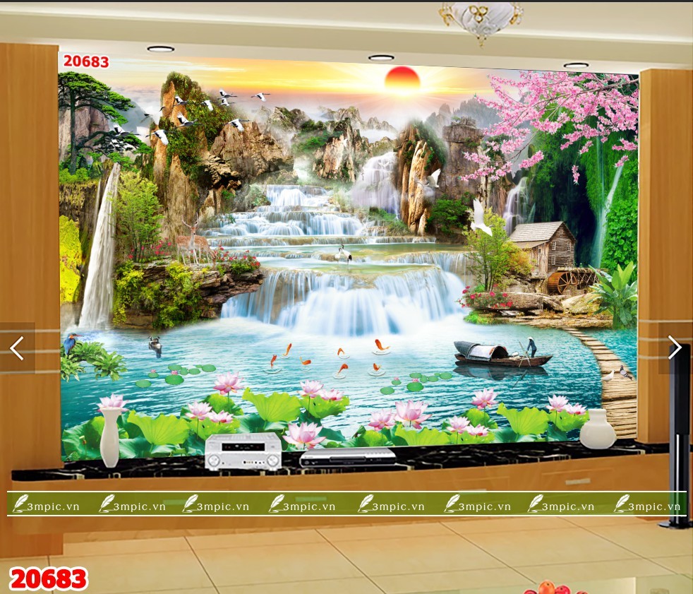 TRANH SƠN THỦY 3D 20683