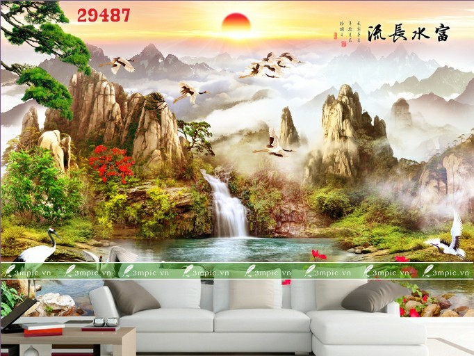 Tranh Sơn Thủy 3D 29487