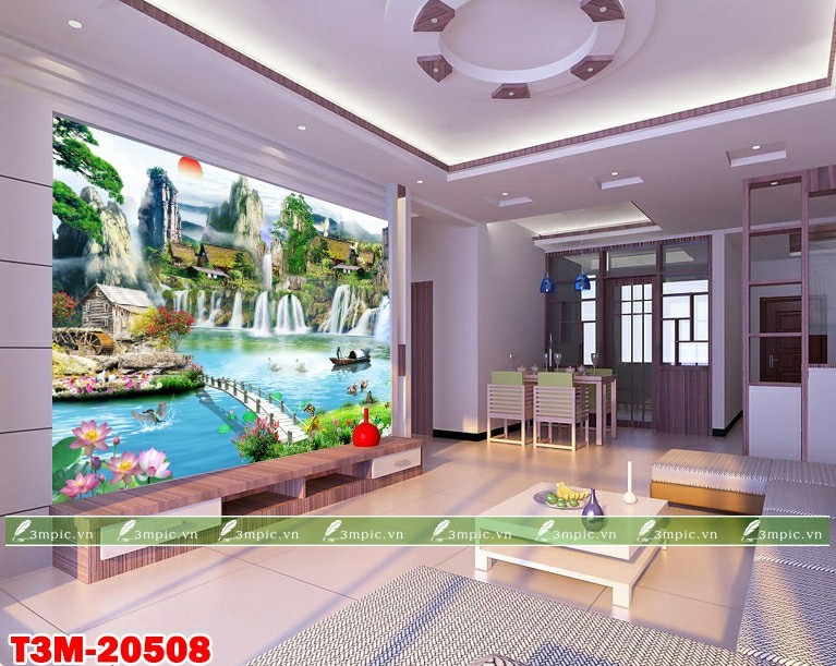 Tranh Sơn Thủy 3D 20508