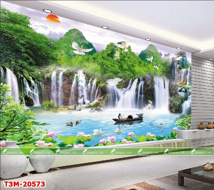 Tranh Sơn Thủy 3D 20573