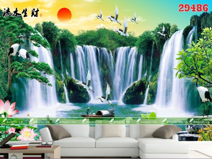 Tranh Sơn Thủy 3D 29486