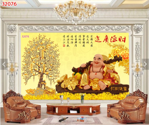 Tranh Kim Tiền Thần Tài 32076