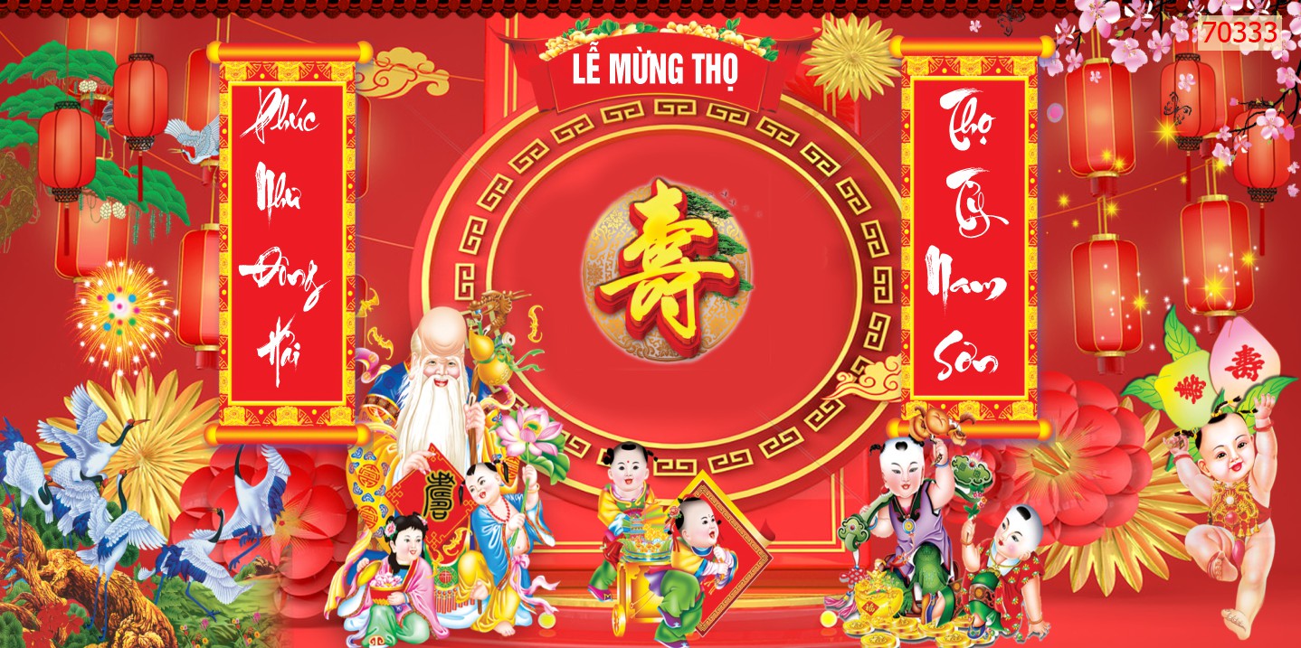 Tranh Mừng Thọ 70333