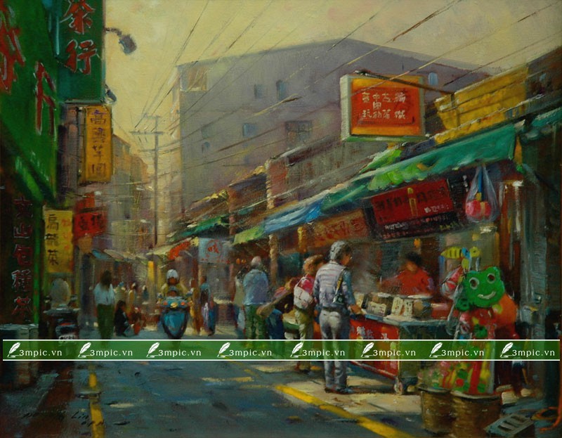 Tranh Sơn Dầu TRANH DAN TUONG 369