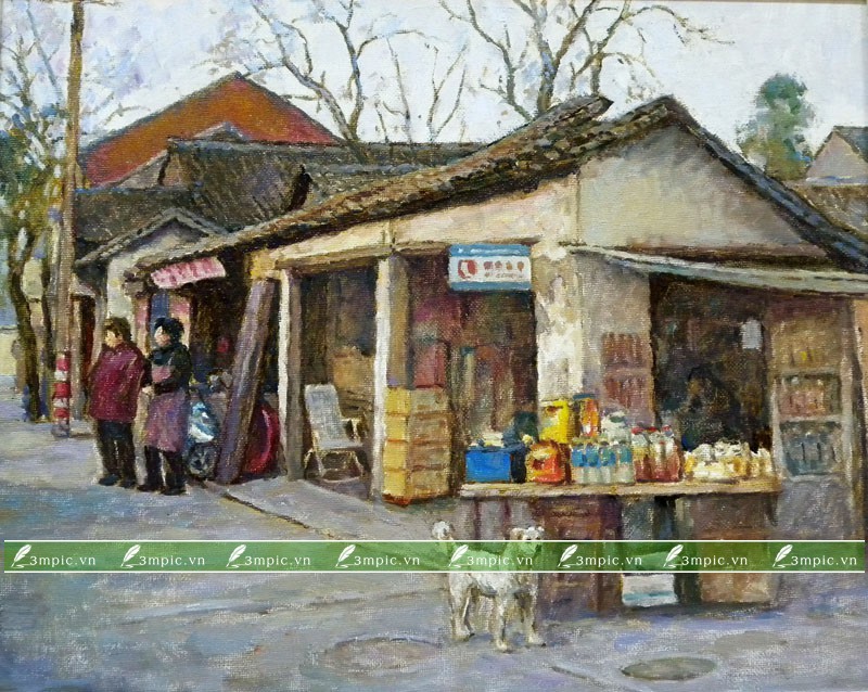 Tranh Sơn Dầu TRANH DAN TUONG 377