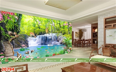 tranh phong cảnh 3d