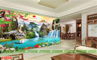 tranh phong cảnh 3d