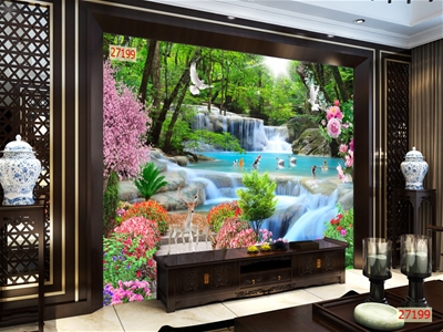 tranh 3D phong cảnh; tranh 3D sơn thuỷ; tranh 3D; tranh 3D đẹp; 3mpic.vn